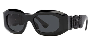 Versace Men's Fashion 54mm Black Sunglasses - Ruumur