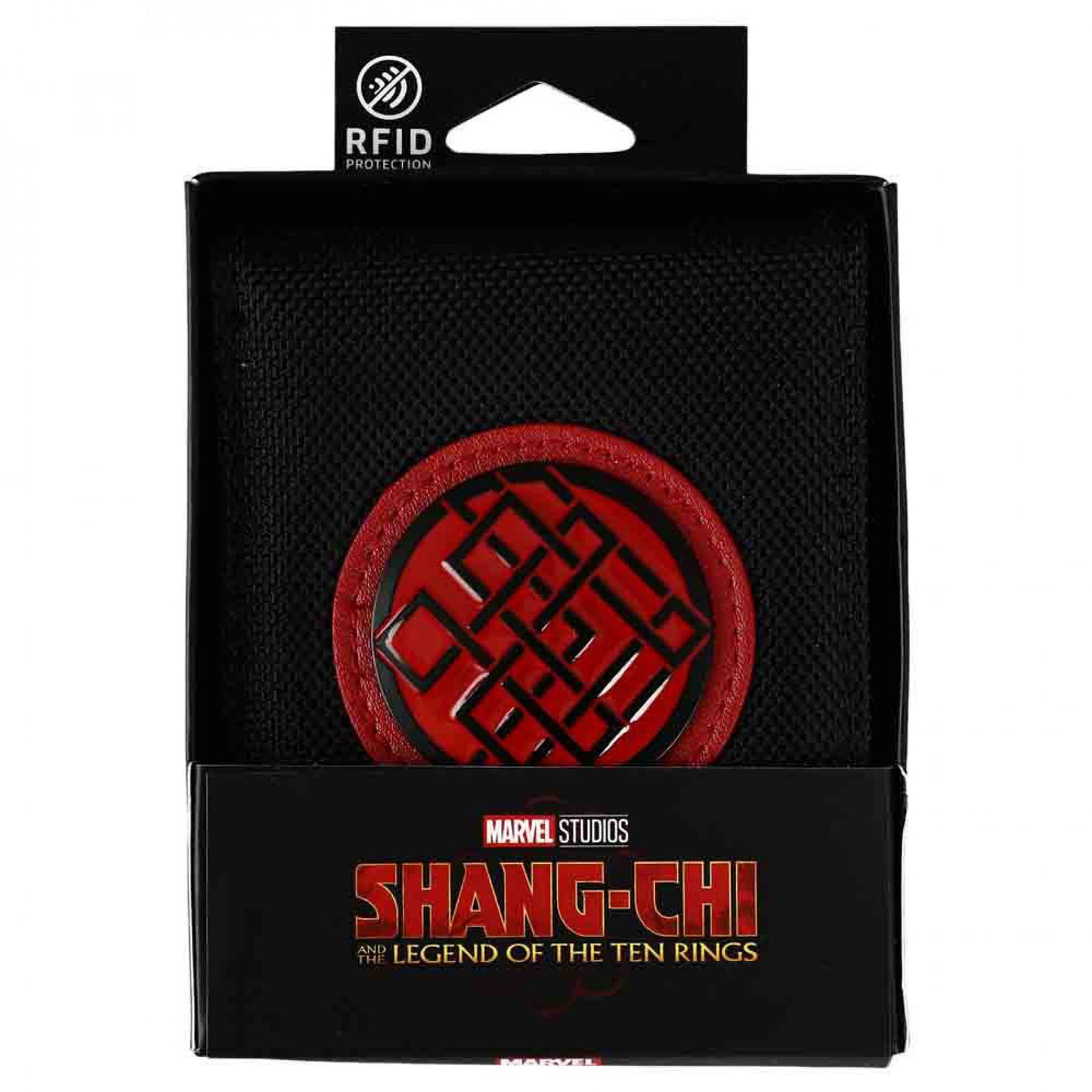 title:Shang-Chi and the Legend of the Ten Rings Marvel Comics Bi-Fold Wallet;color:Black