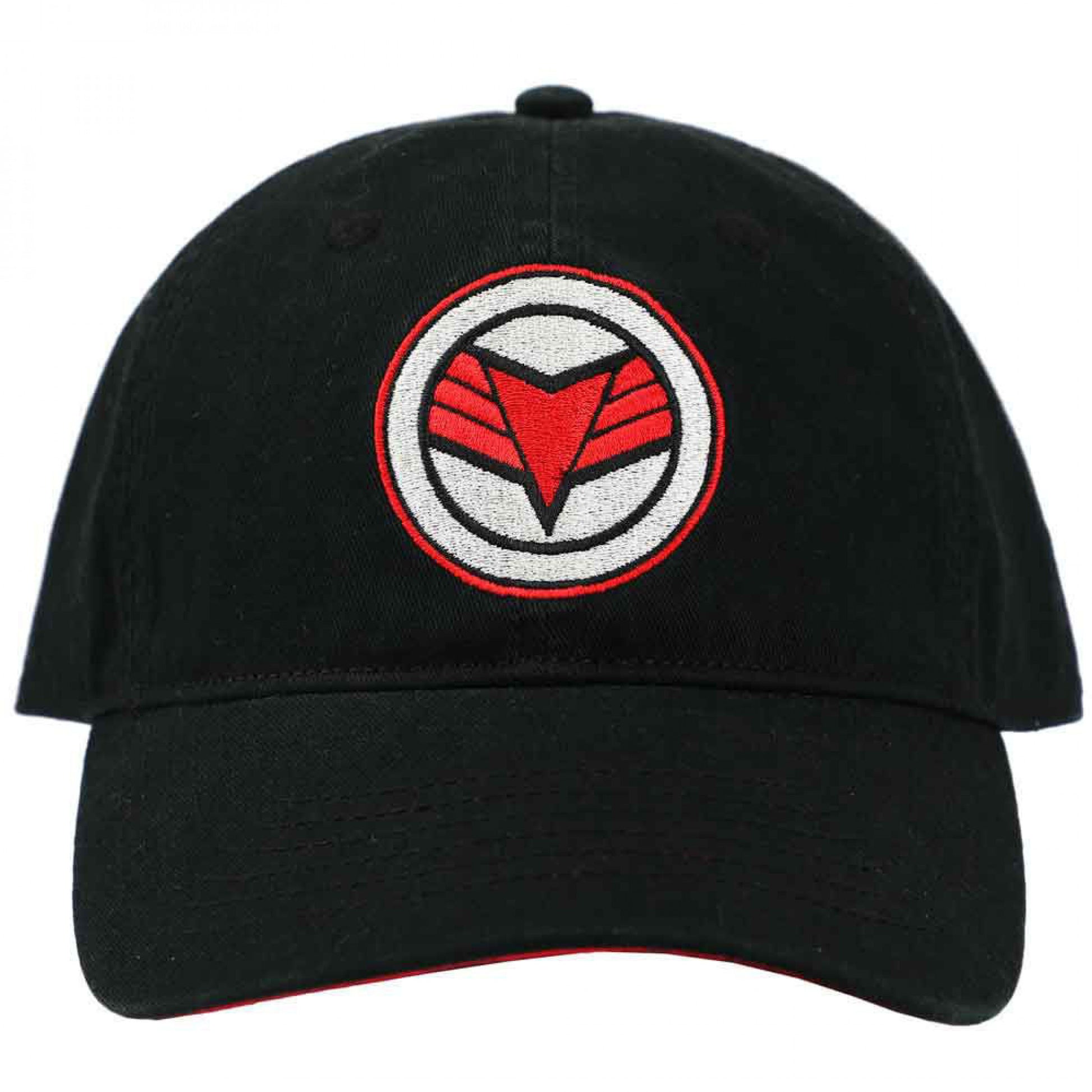 title:Marvel Studios Falcon and the Winter Soldier Embroidered Shield Hat;color:Black