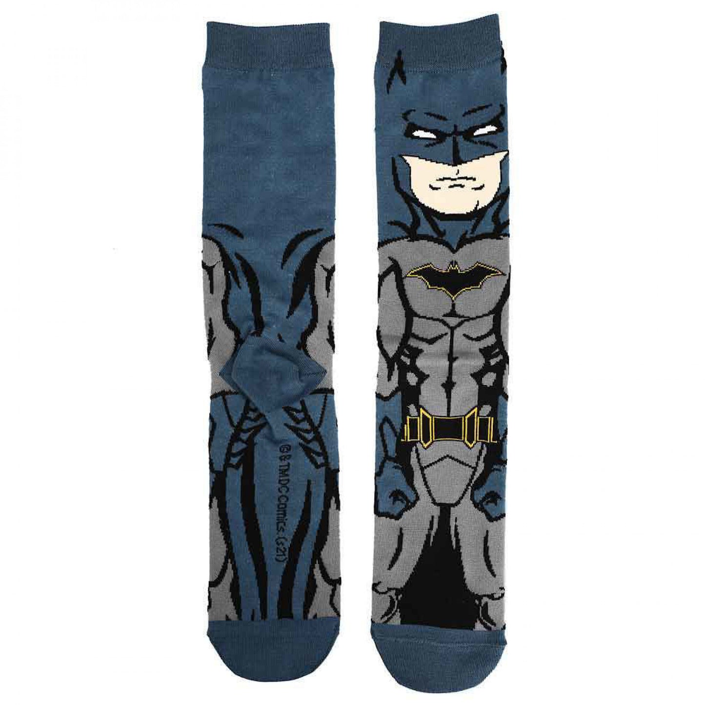 title:Batman Rebirth 360 Character Crew Socks;color:Multi-Color