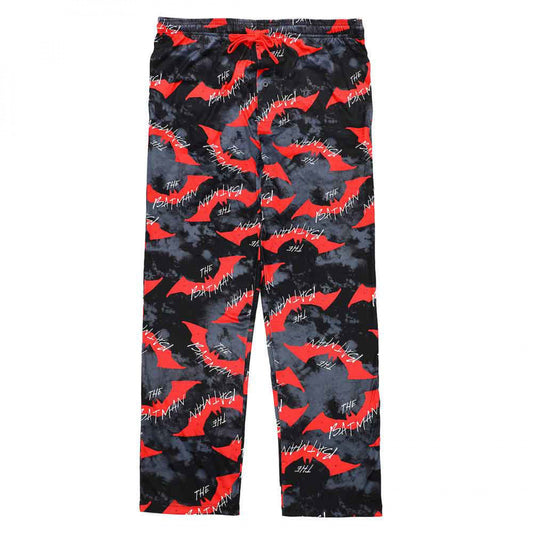 title:The Batman Movie Flying Bats Pajama Sleep Pants;color:Black