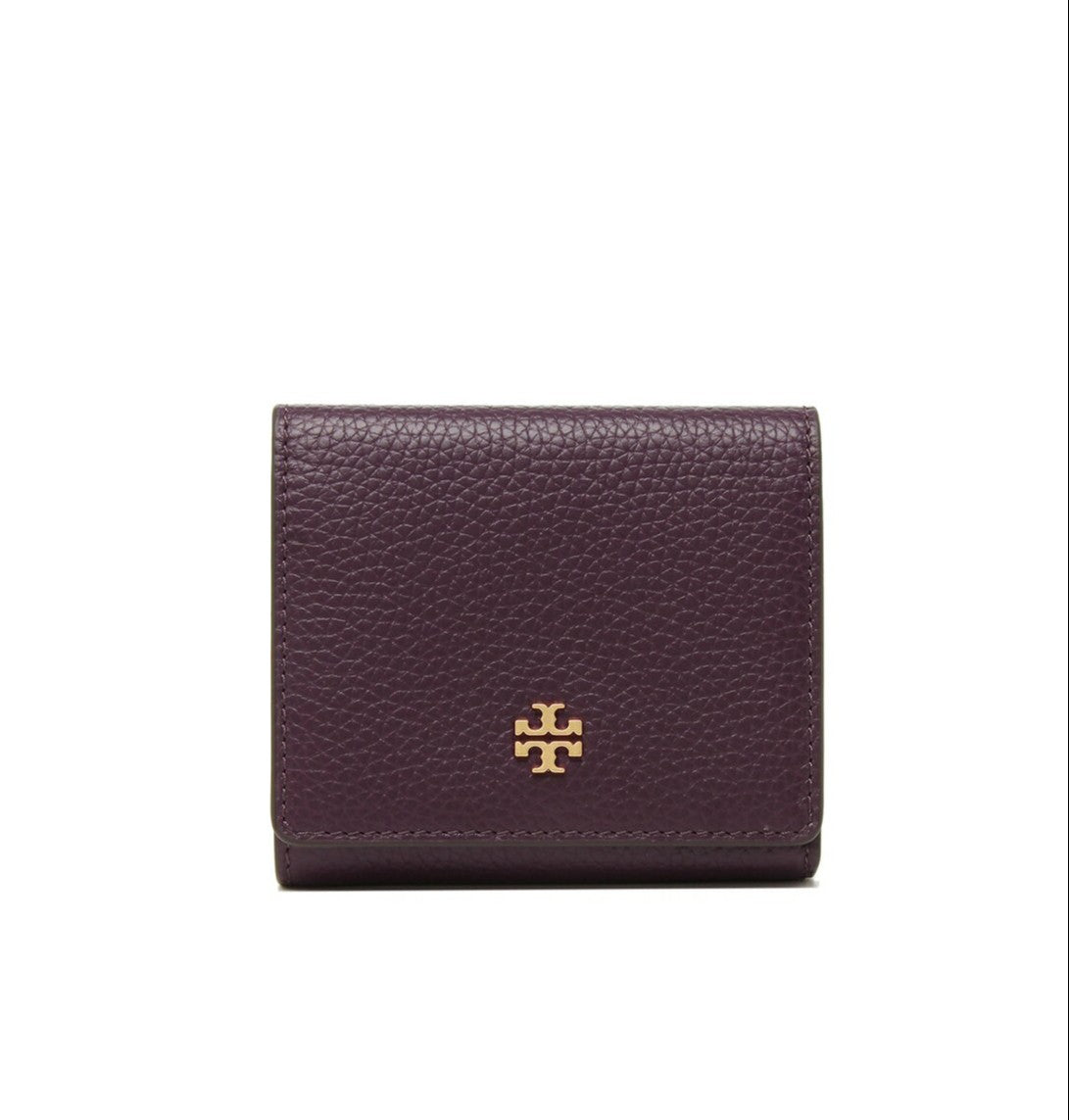 title:Tory Burch New Plum Blake Trifold Wallet;color:New Plum