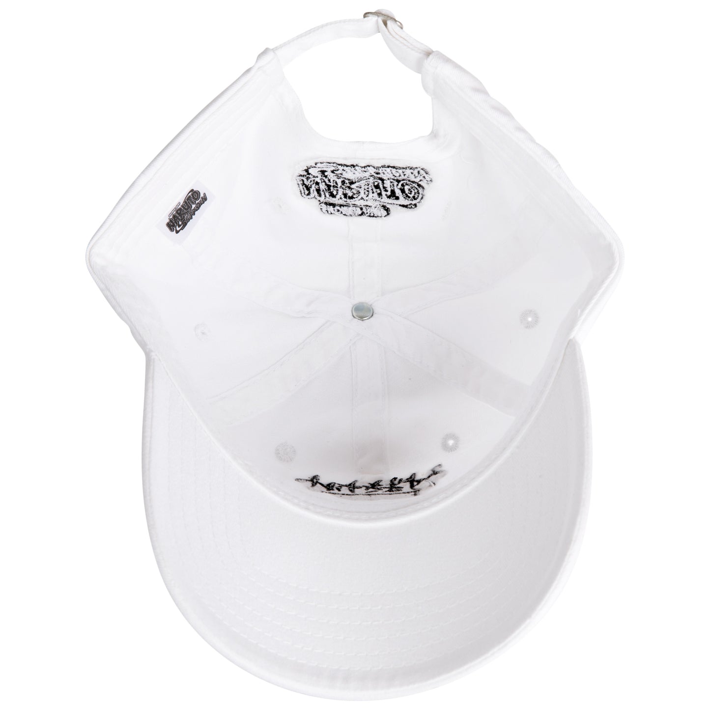 title:Naruto Uzumaki Character w/ Uzumaki Japanese Text White Strapback Hat;color:White