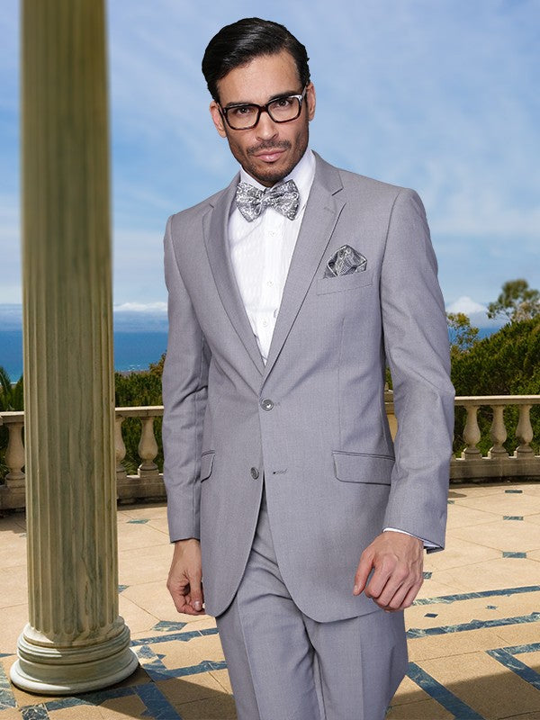 Celini-Grey 2pc Wool Suit