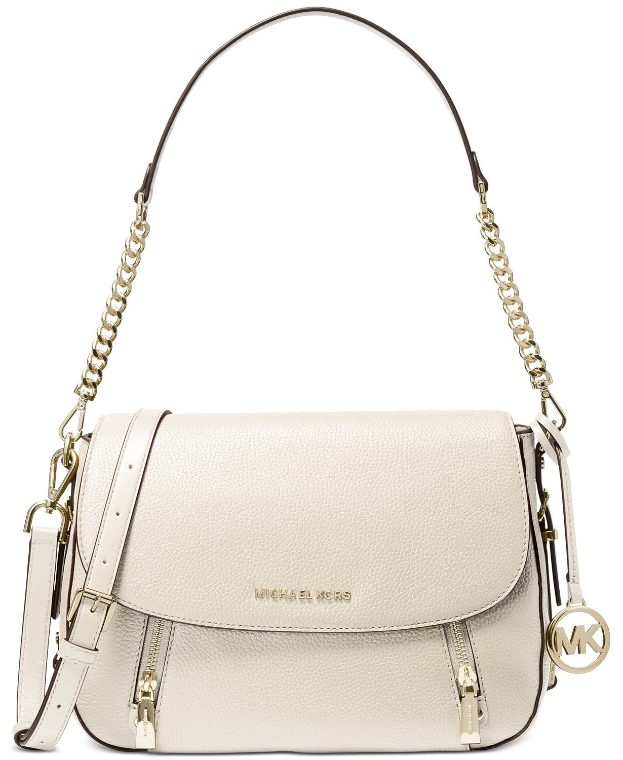 Michael Kors Bedford Legacy Medium Pebbled Leather Shoulder Bag