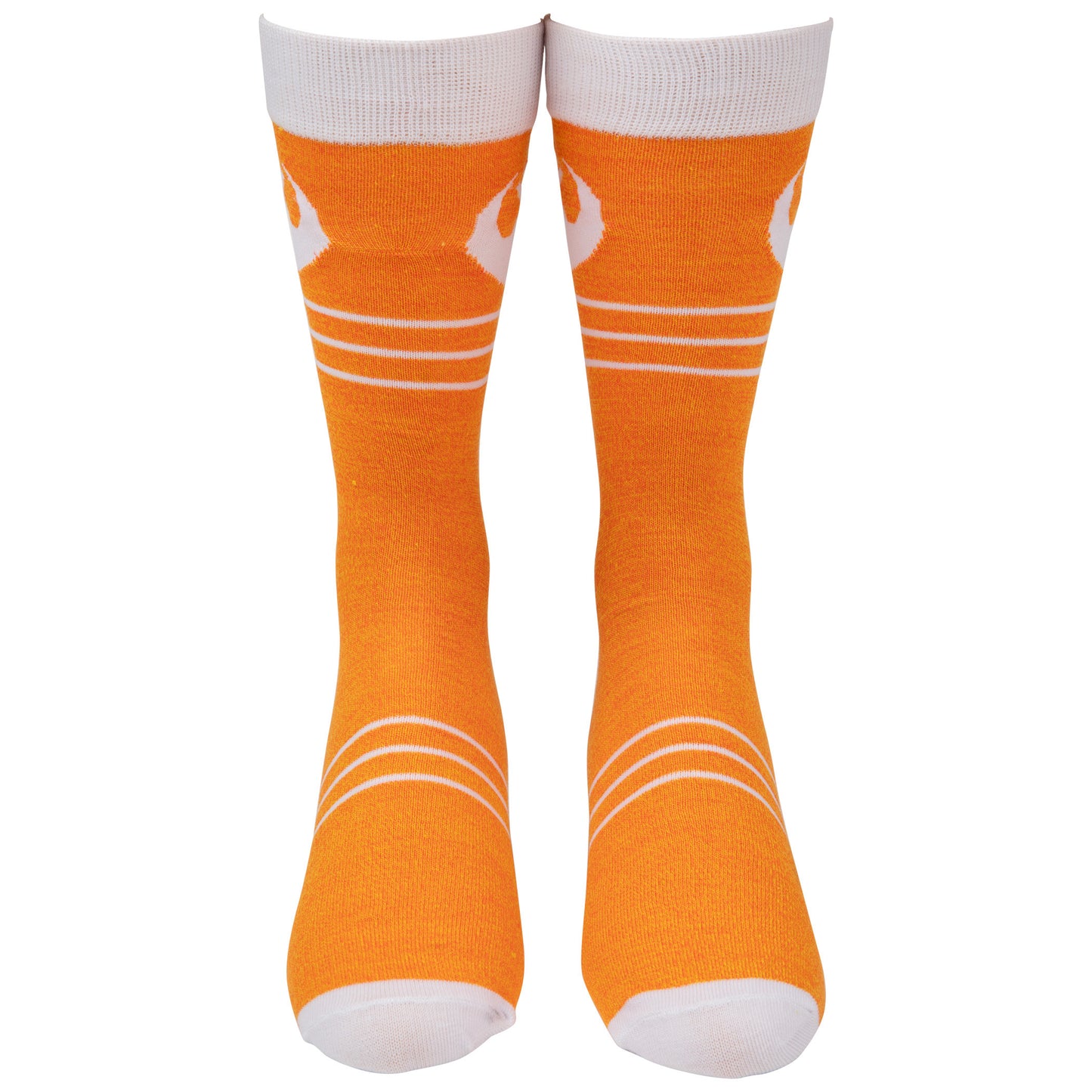 title:Star Wars Rebel Fighter Logo Crew Socks;color:Orange