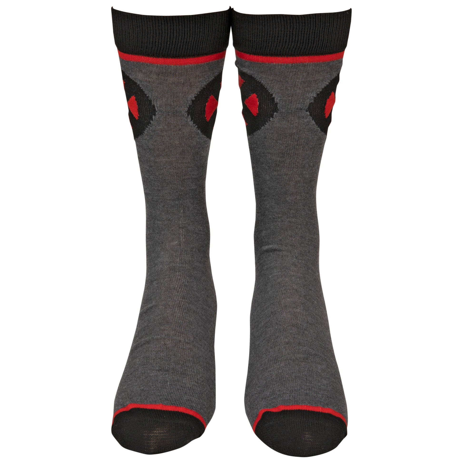 title:Marvel X-Men Symbol Crew Socks;color:Grey