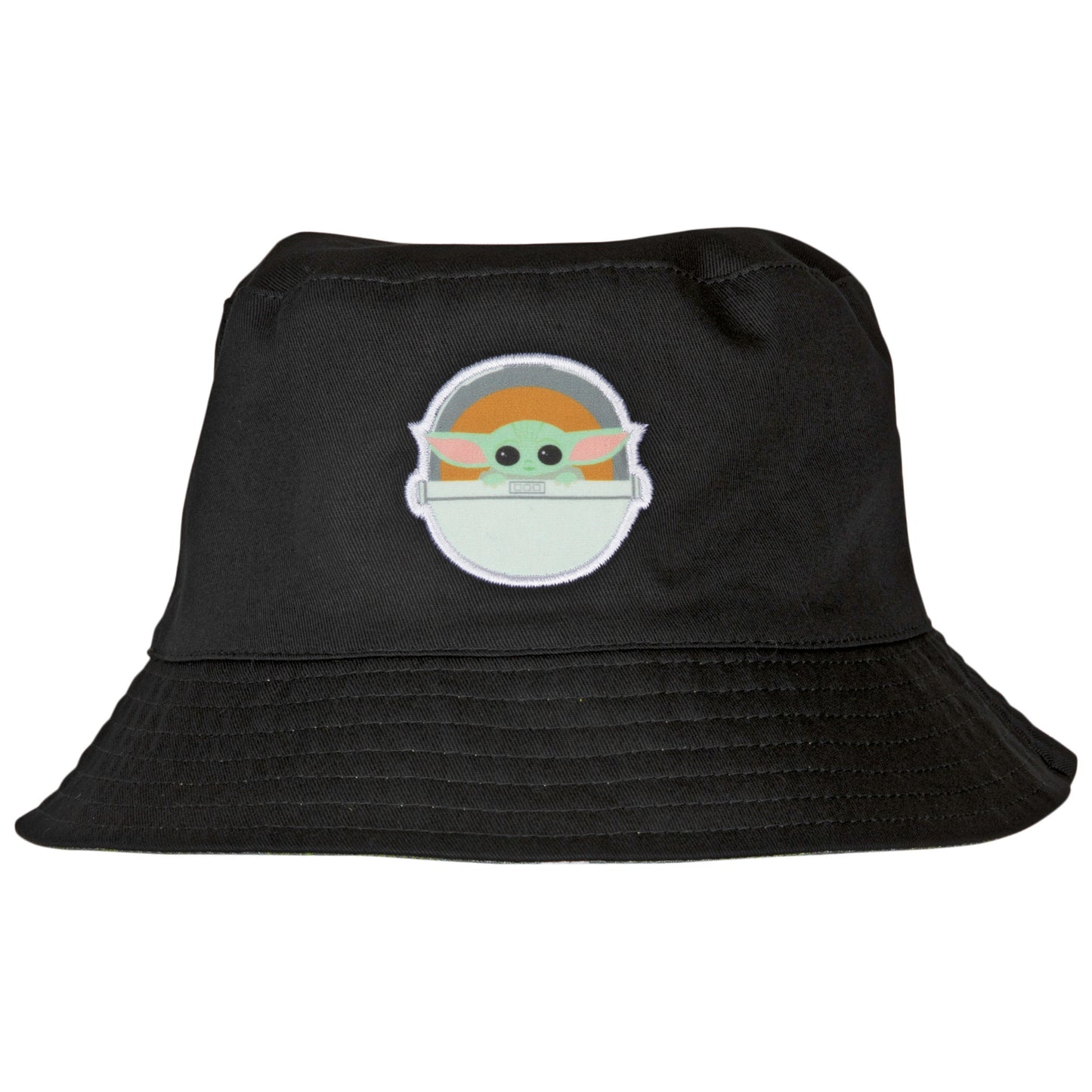 title:Star Wars The Mandalorian The Child Grogu Reversible Bucket Hat;color:Green