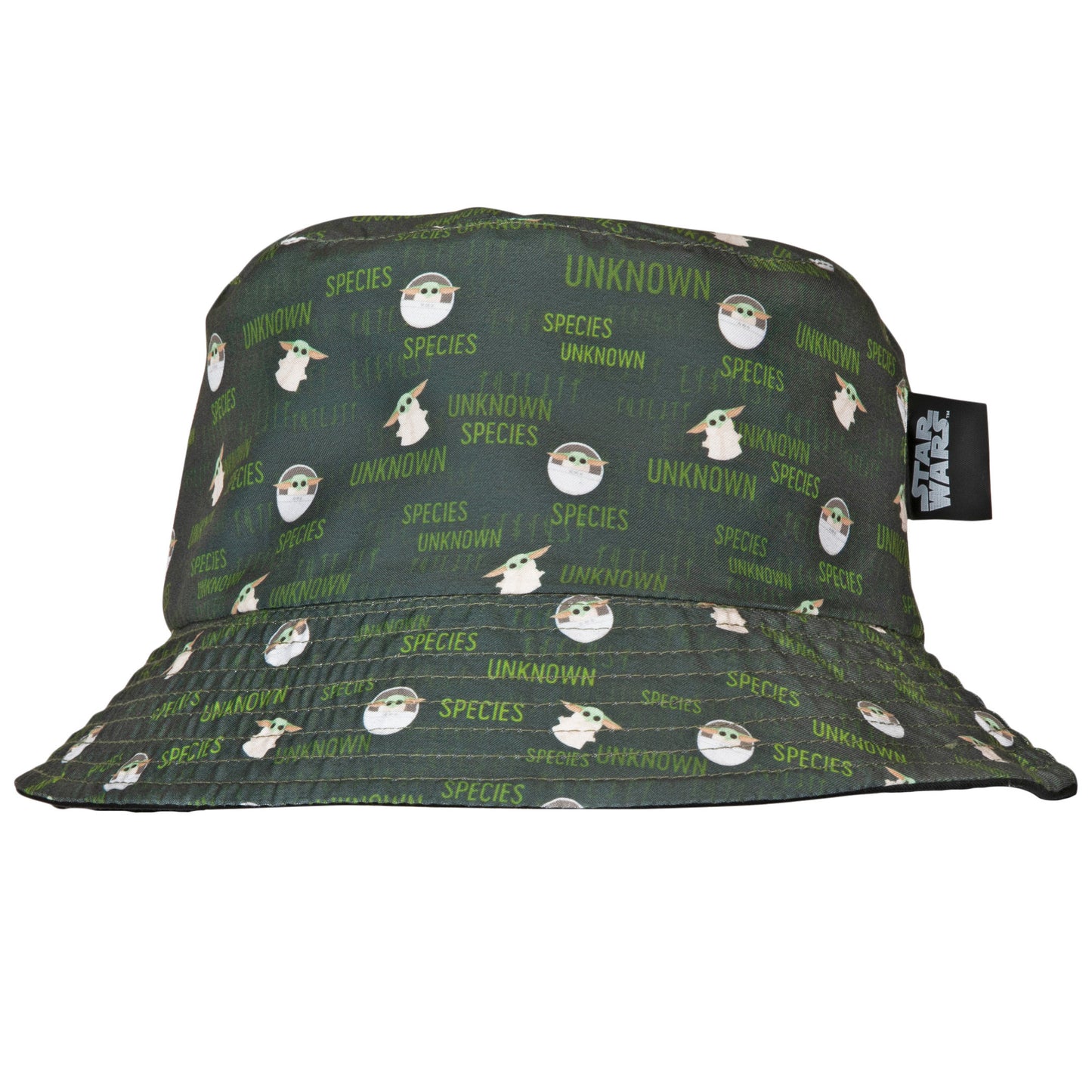 title:Star Wars The Mandalorian The Child Grogu Reversible Bucket Hat;color:Green