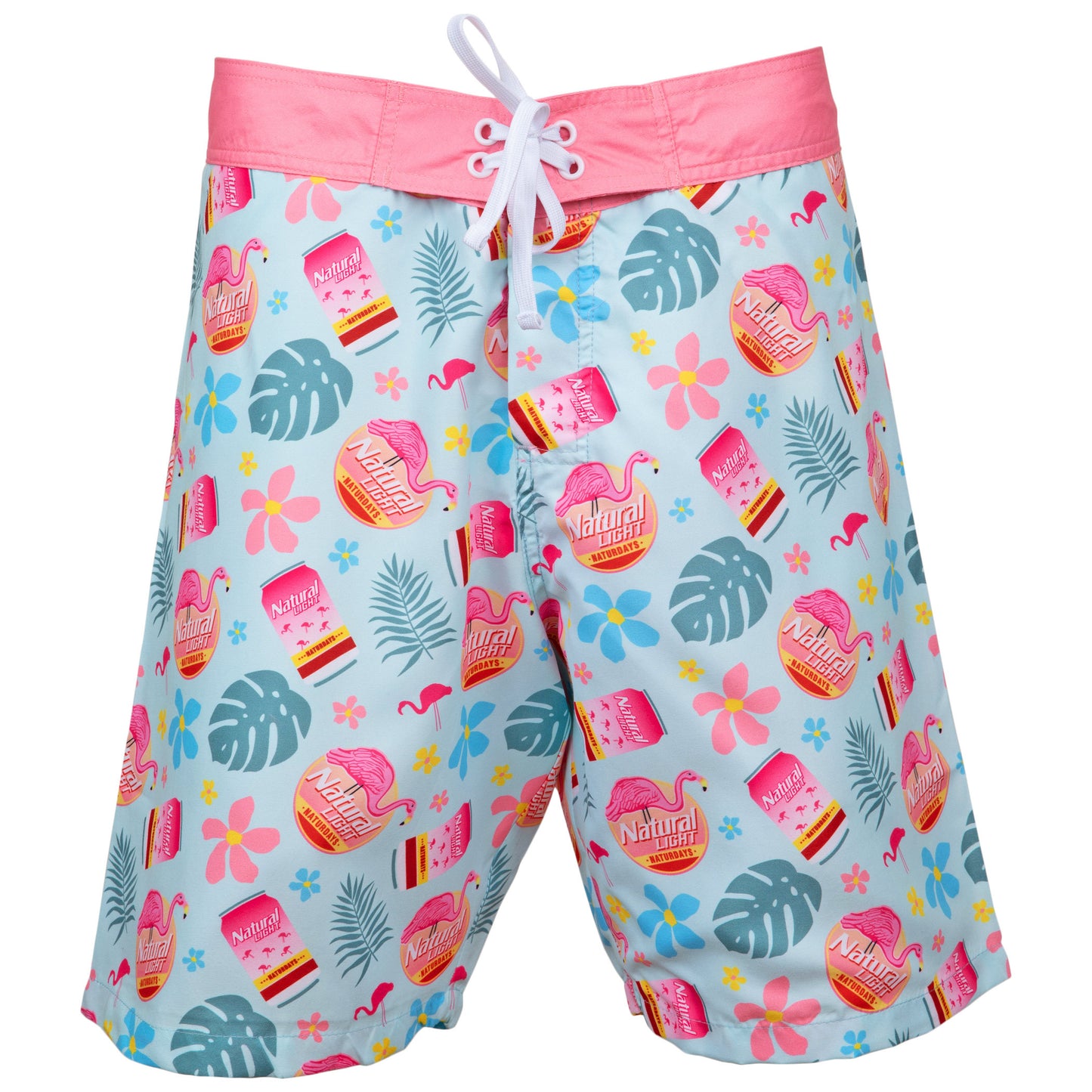 title:Natural Light Naturdays Floral All Over Print Board Shorts;color:Multi-Color