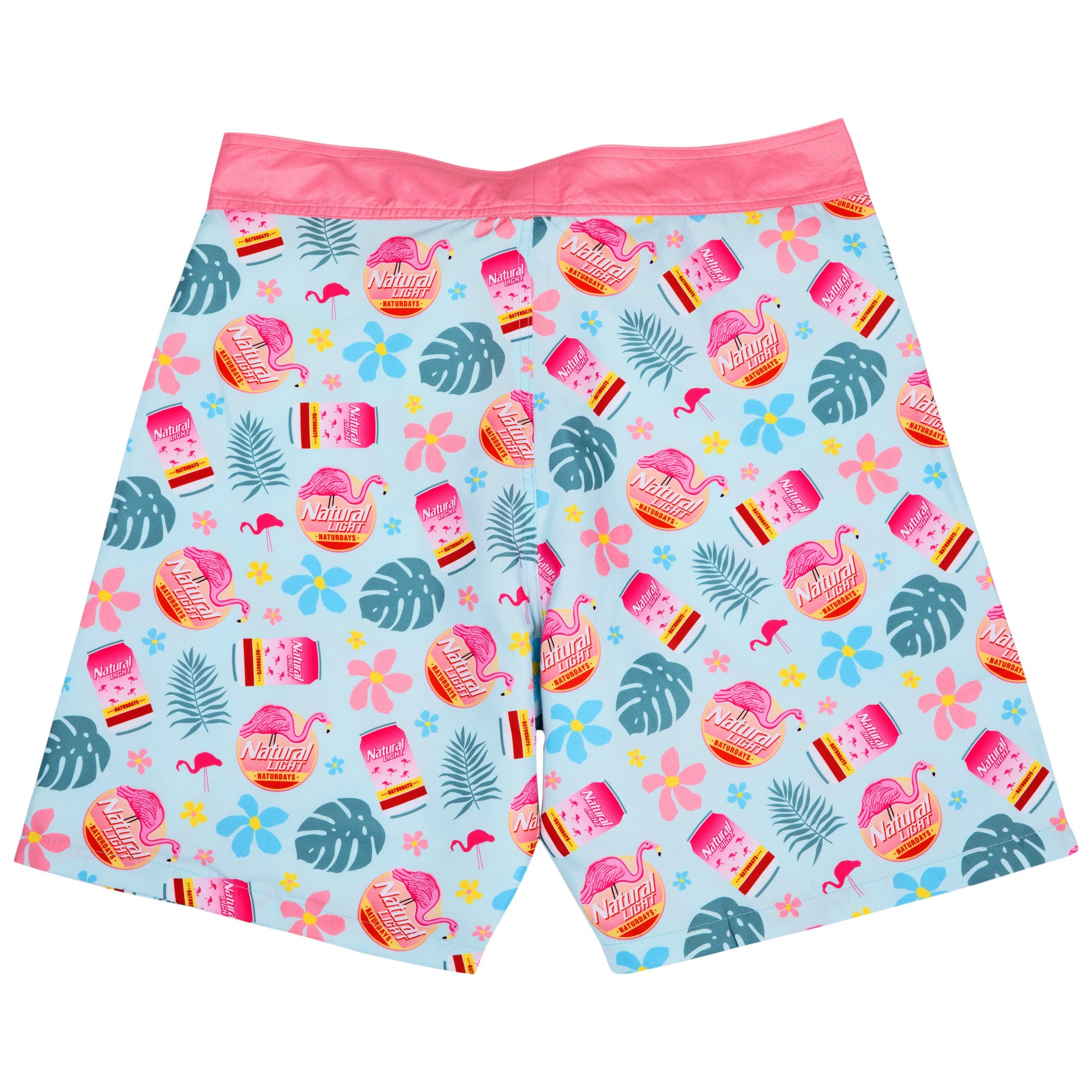 title:Natural Light Naturdays Floral All Over Print Board Shorts;color:Multi-Color