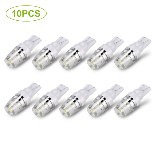 title:10PCS T10 LED Bulbs 194 LED Lights 12V 1W 5730 Xenon White Wedge Base LED Replacement Bulbs for License Plate Parking Position Interior Lights;color:not applicable