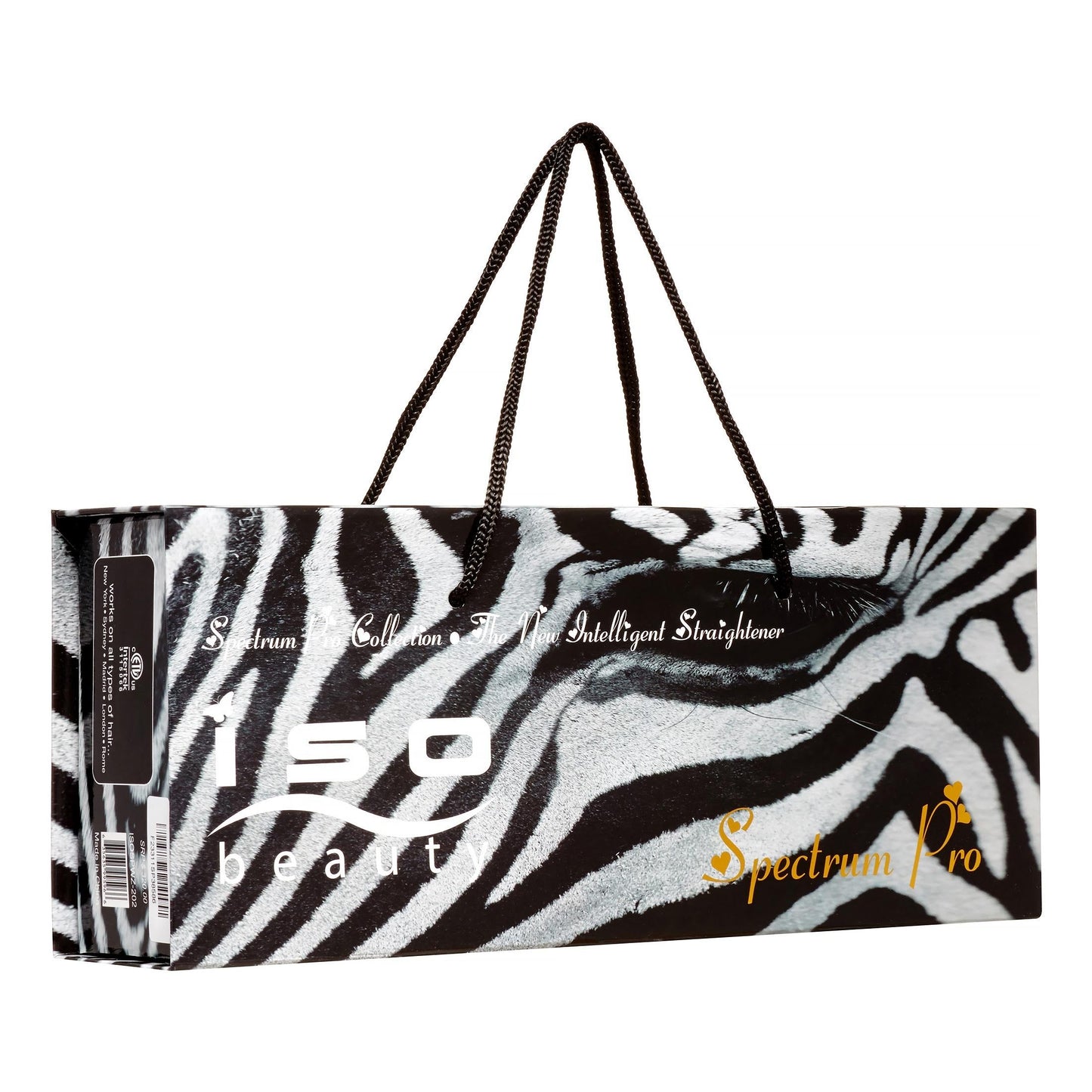 title:White Zebra 1.25" Spectrum Pro | Flat Iron;color:not applicable