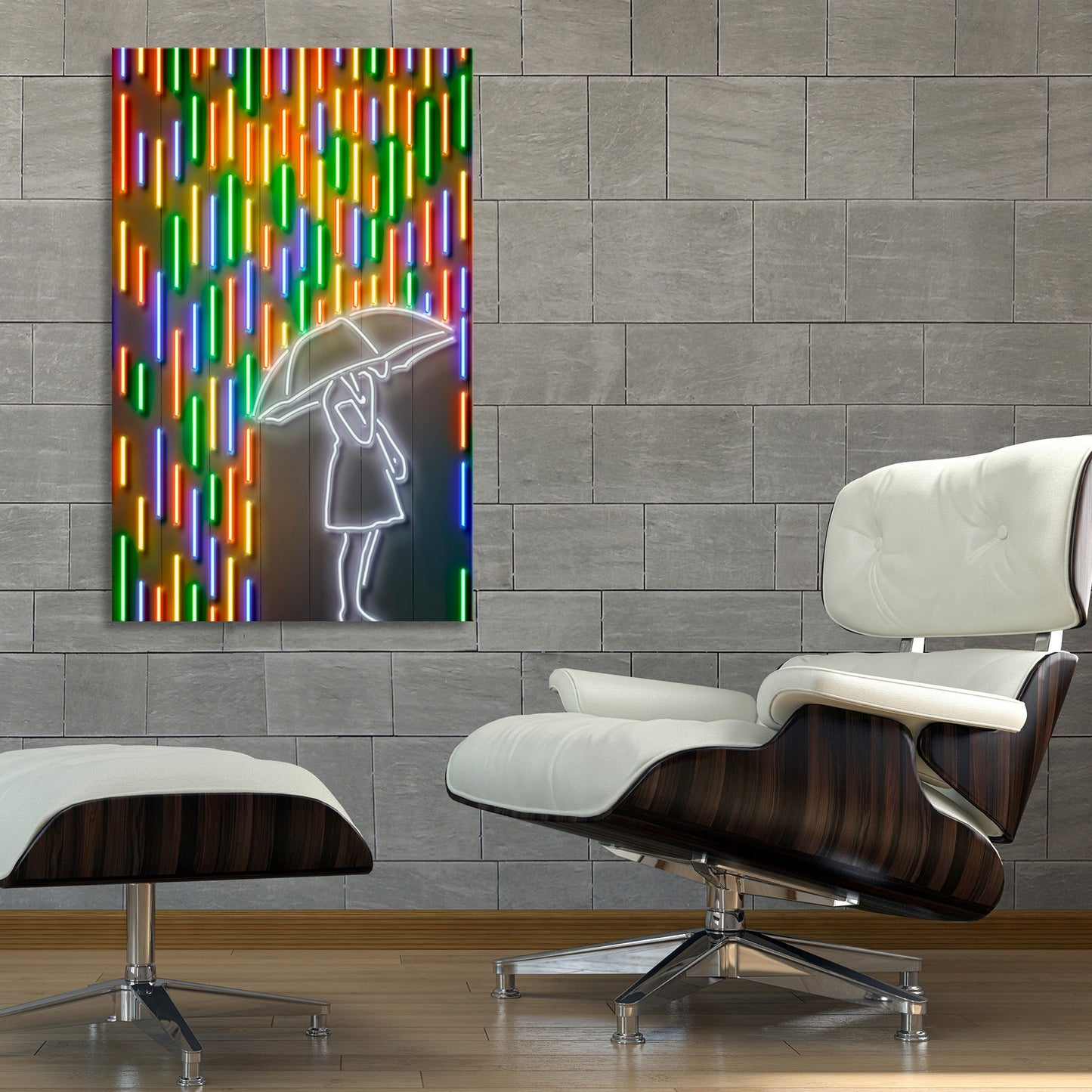 Rain Fine Art Stretched Canvas