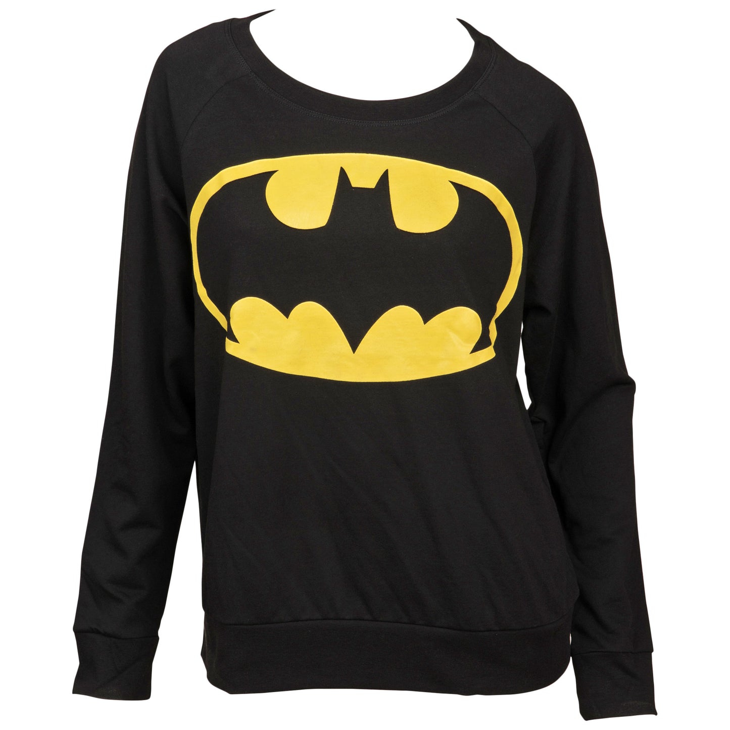 title:DC Comics Batman Classic Symbol Women's Sweatshirt;color:Black