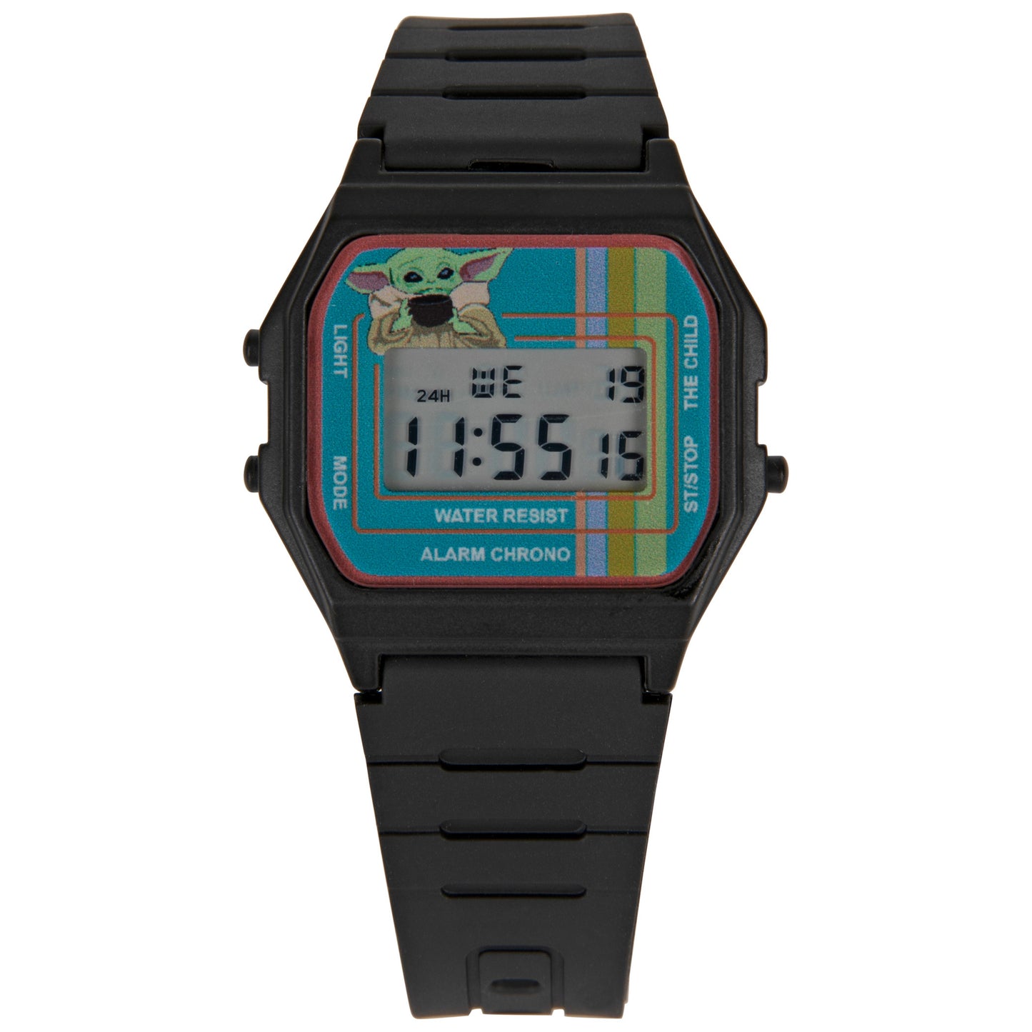 title:Star Wars The Mandalorian Grogu Digital Watch;color:Black