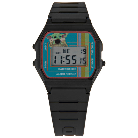 title:Star Wars The Mandalorian Grogu Digital Watch;color:Black