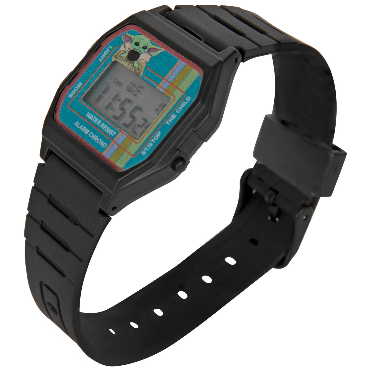 title:Star Wars The Mandalorian Grogu Digital Watch;color:Black