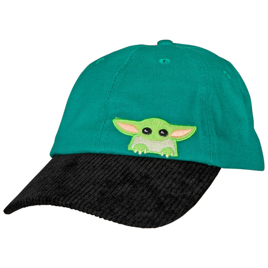 title:Star Wars The Child Grogu Peeking Adjustable Snapback Dad Hat;color:Multi-Color