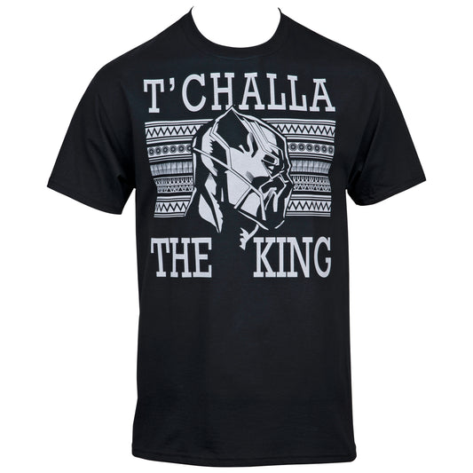 title:Marvel Black Panther T'Challa The King T-Shirt;color:Black