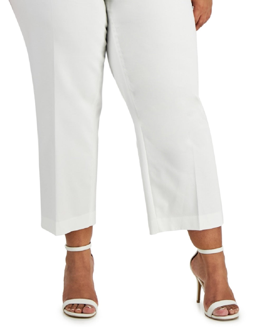 Anne Klein Women's Beacon Hill Cropped Pants White