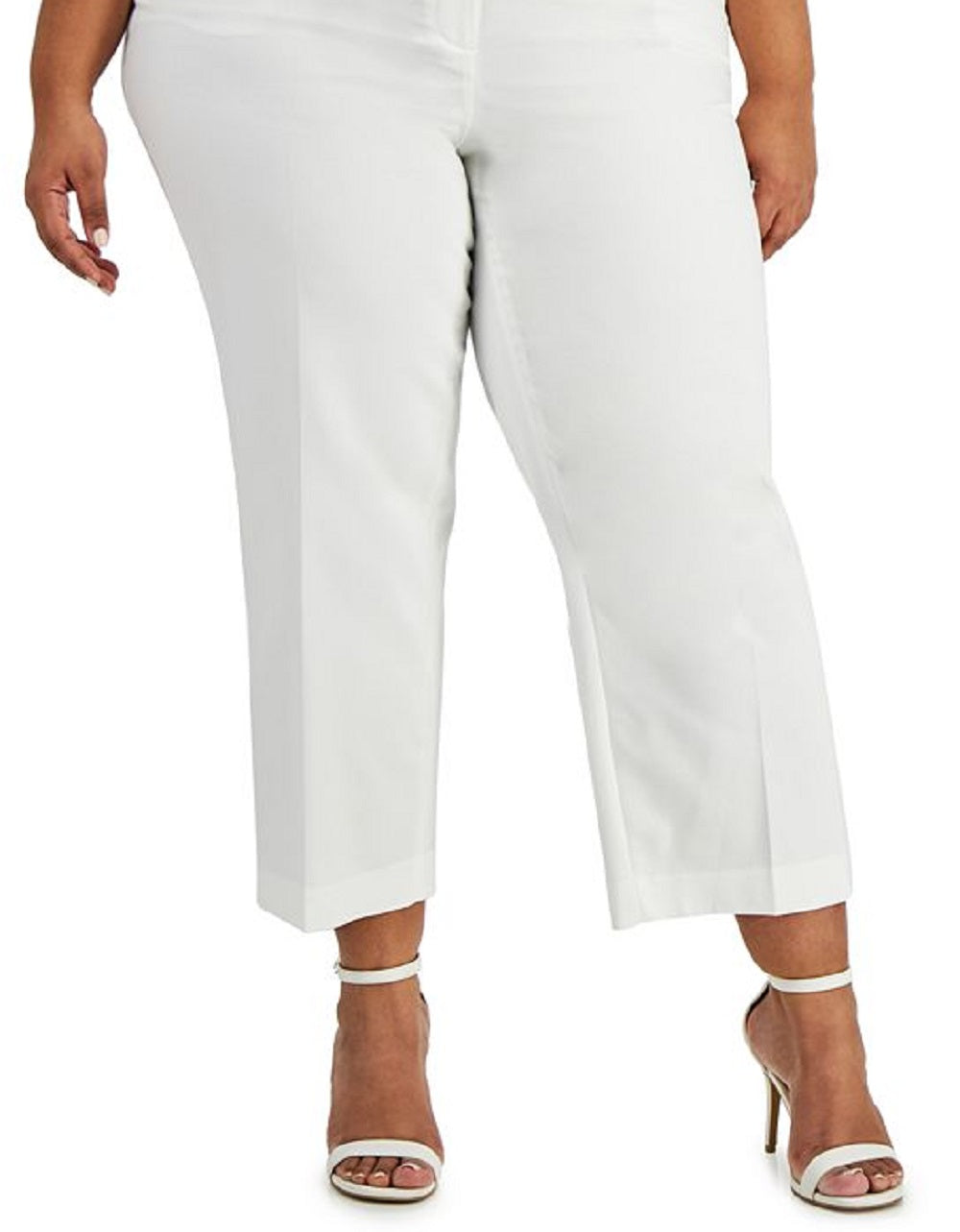 Anne Klein Women's Beacon Hill Cropped Pants White