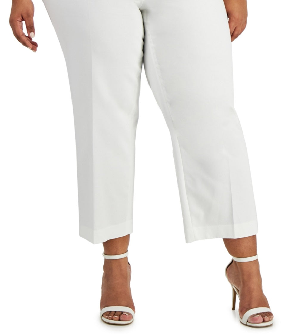 Anne Klein Women's Beacon Hill Cropped Pants White