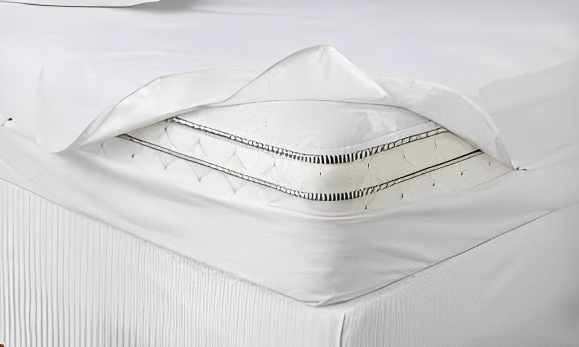 Bed Bug Mattress Protecor Zippered Cover-100% Waterproof Encasement and Noiseless Up to 10"