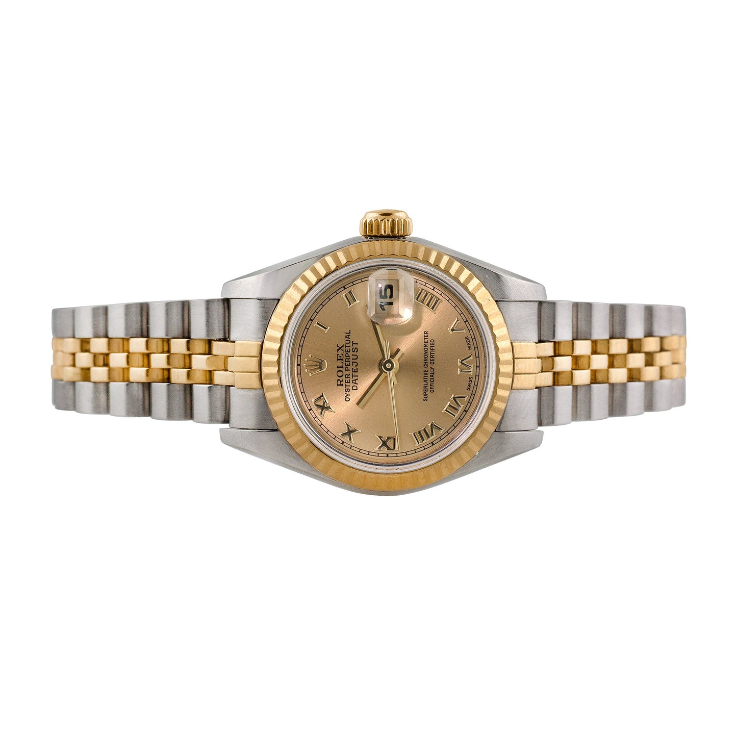 Pre-owned Rolex Ladies Two-tone Datejust, item #11