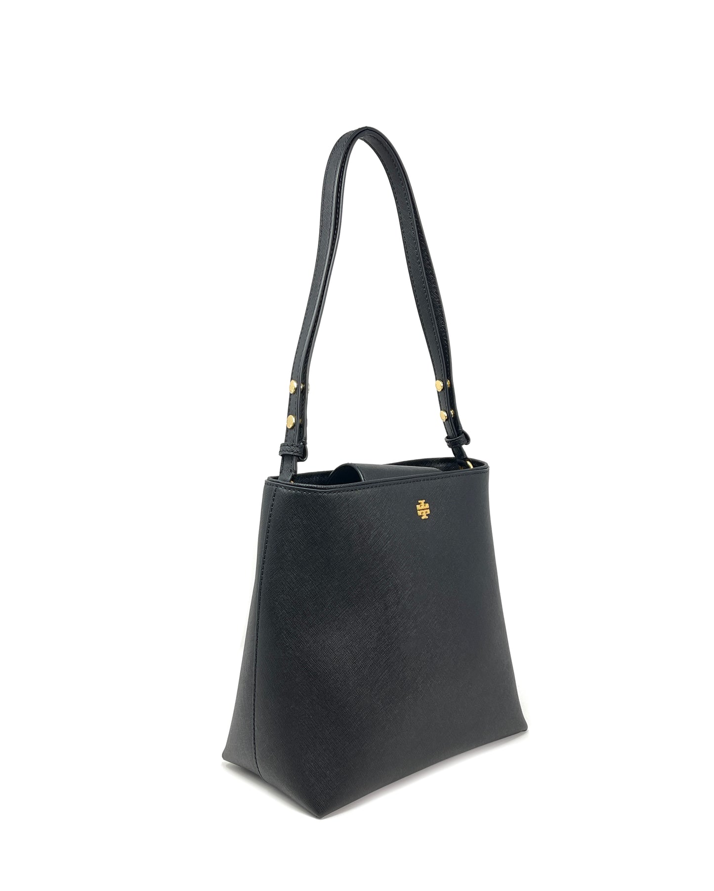 Tory Burch Black Emerson Bucket Bag