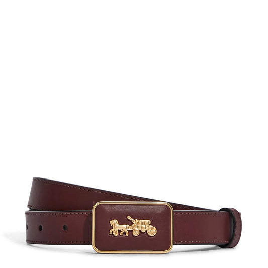 Coach Grace Plaque Buckle Belt, 25 Mm