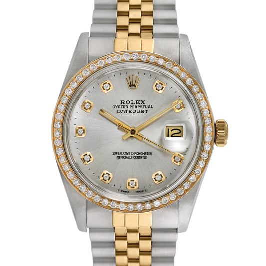 Pre-owned Rolex Men's Two-tone  Datejust #76