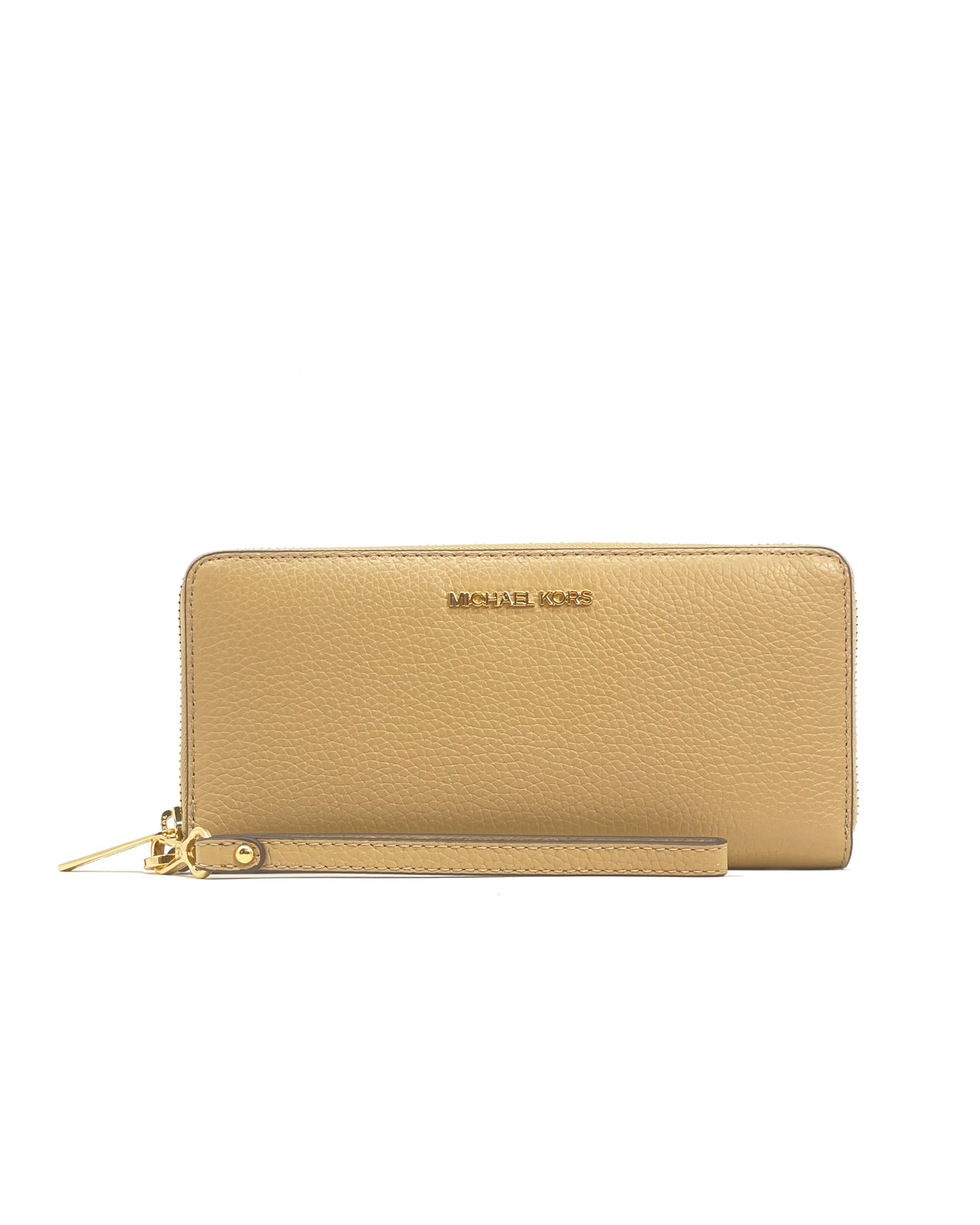 title:Michael Kors Women's Camel Jet Set Travel Large Continental Wallet;color:Camel