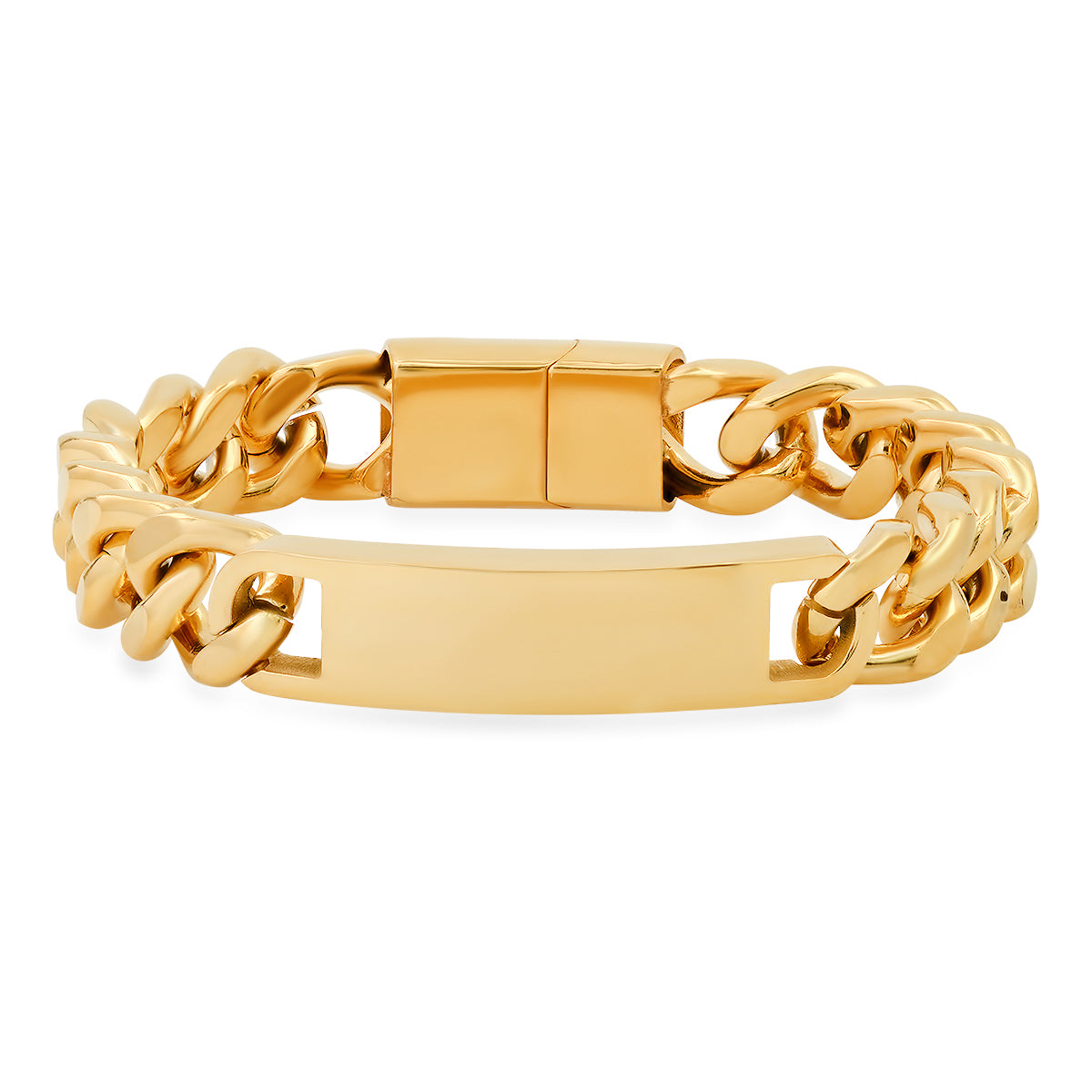 Deluxe Cuban Link Chain ID Bracelet - Ruumur