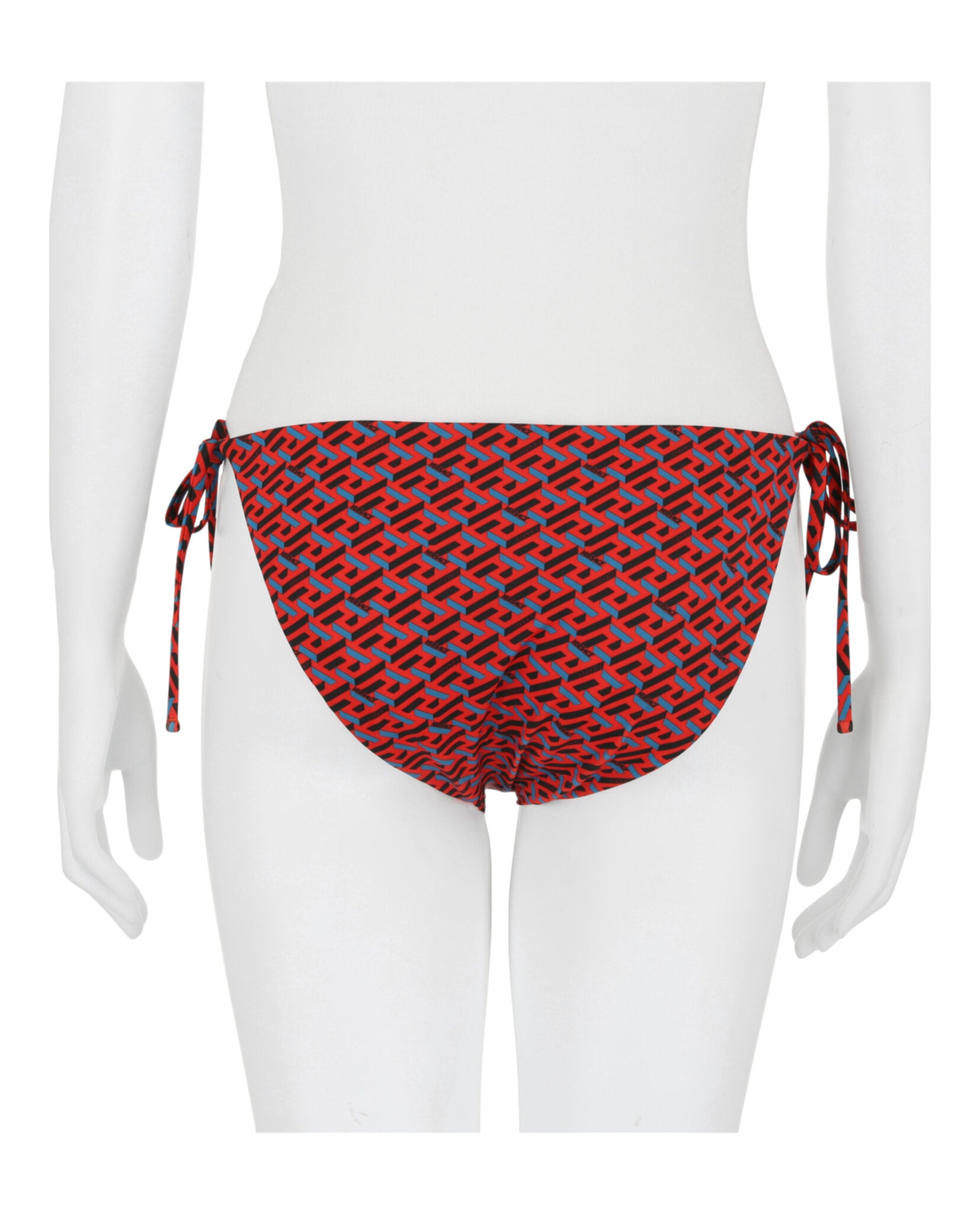 title:Versace Greca Signature Print Bikini Bottom;color:Multi