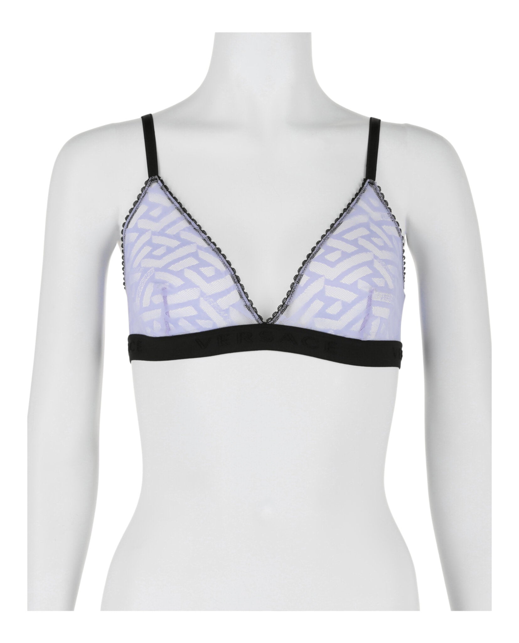 title:Versace Lace Bralette;color:Purple