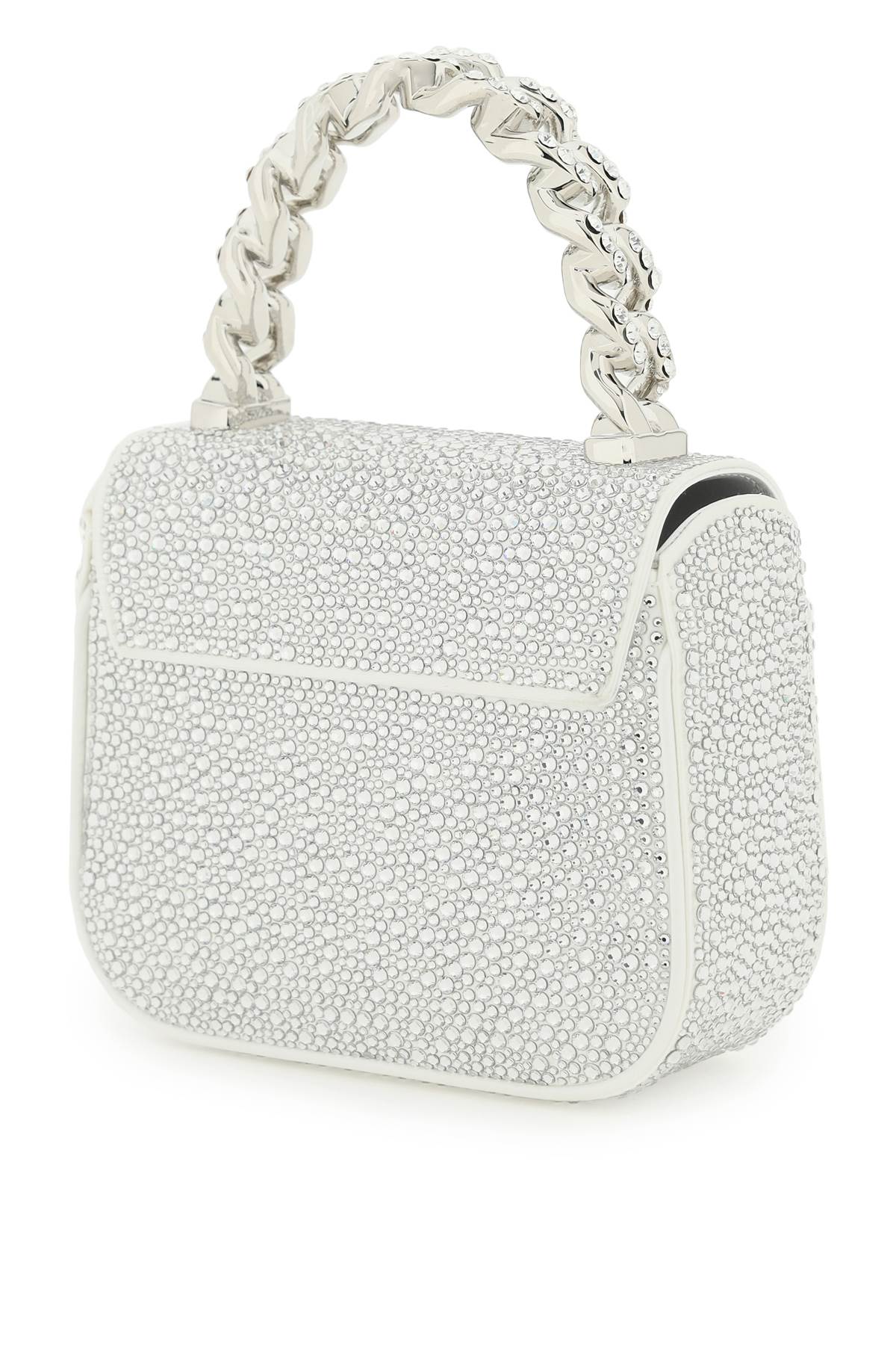 Versace La Medusa Handbag With Crystals