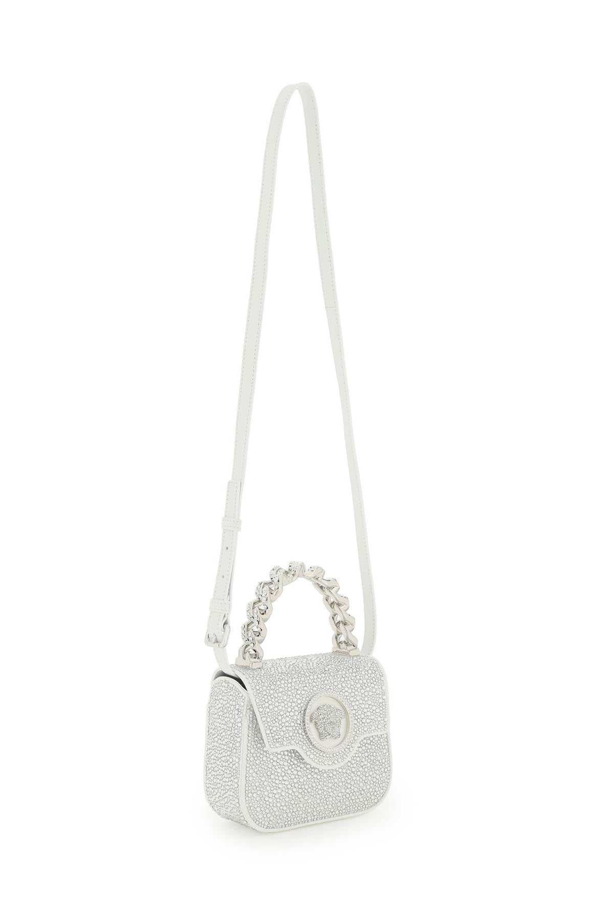 Versace La Medusa Handbag With Crystals