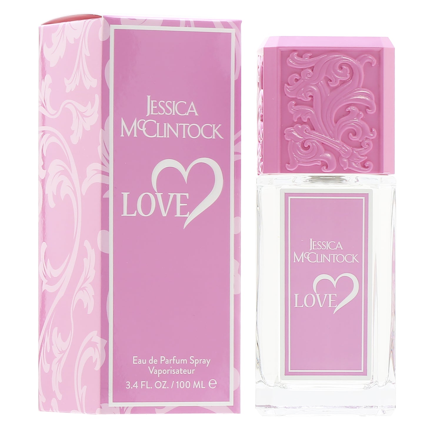 title:JESSICA McCLINTOCK LOVE EDP SPRAY 3.4 OZ;color:not applicable