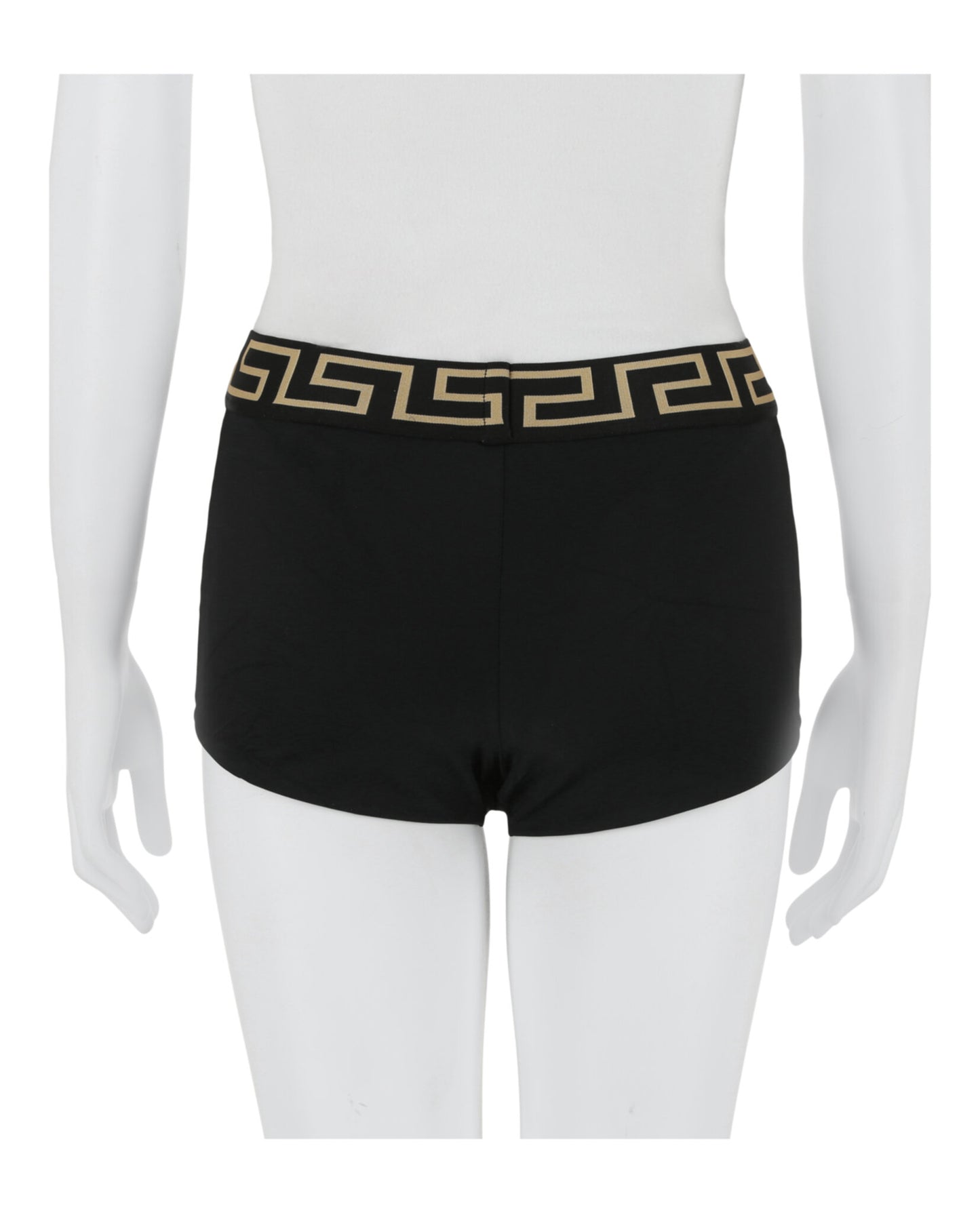 title:Versace Greca Border Bikini Bottoms;color:Black