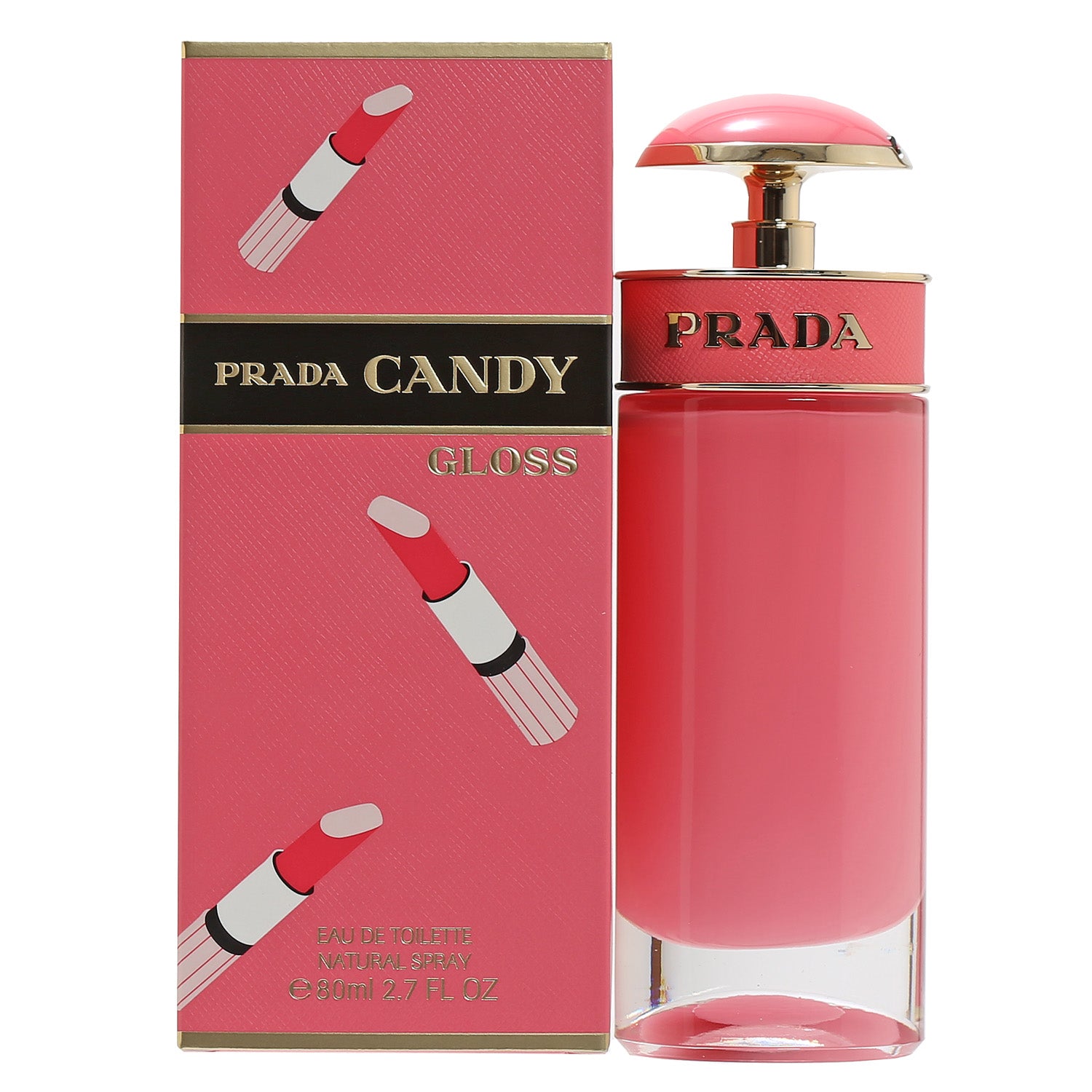 title:PRADA CANDY GLOSS LADIES EDT SPRAY 2.7 OZ;color:not applicable