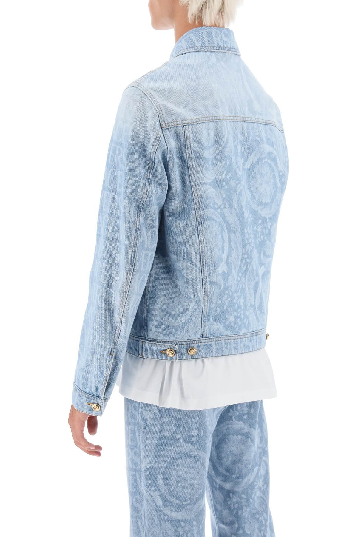 Versace Allover Denim Jacket