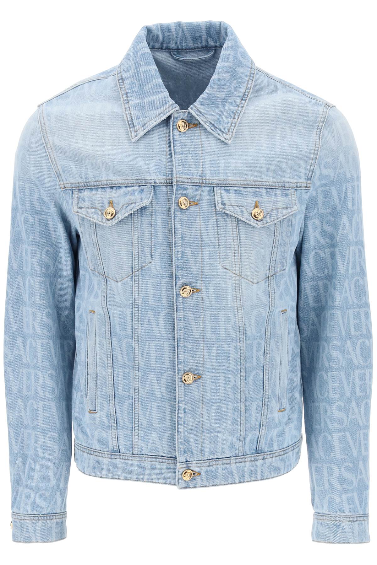 Versace Allover Denim Jacket