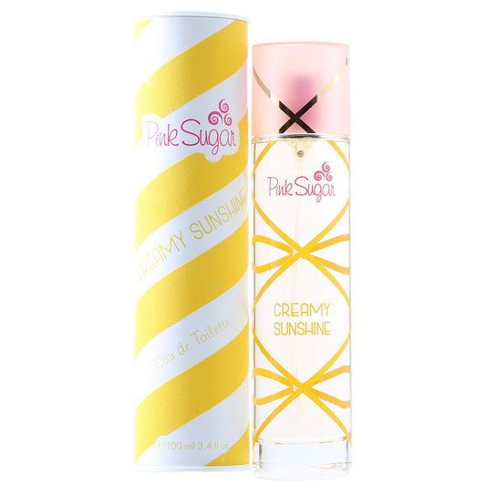 title:PINK SUGAR CREAMY SUNSHINE BY AQUOLINA LADIES EDT SPRAY 3.4 OZ;color:not applicable