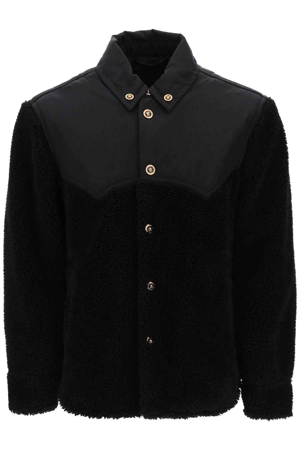 Versace Barocco Silhouette Fleece Jacket