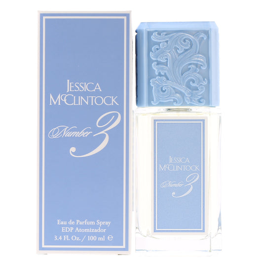 title:JESSICA MCCLINTOCK NUMBER 3 LADIES EDP SPRAY 3.4 OZ;color:not applicable