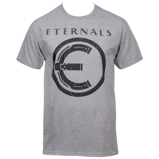 title:Marvel The Eternals Movie Logo T-Shirt;color:Grey