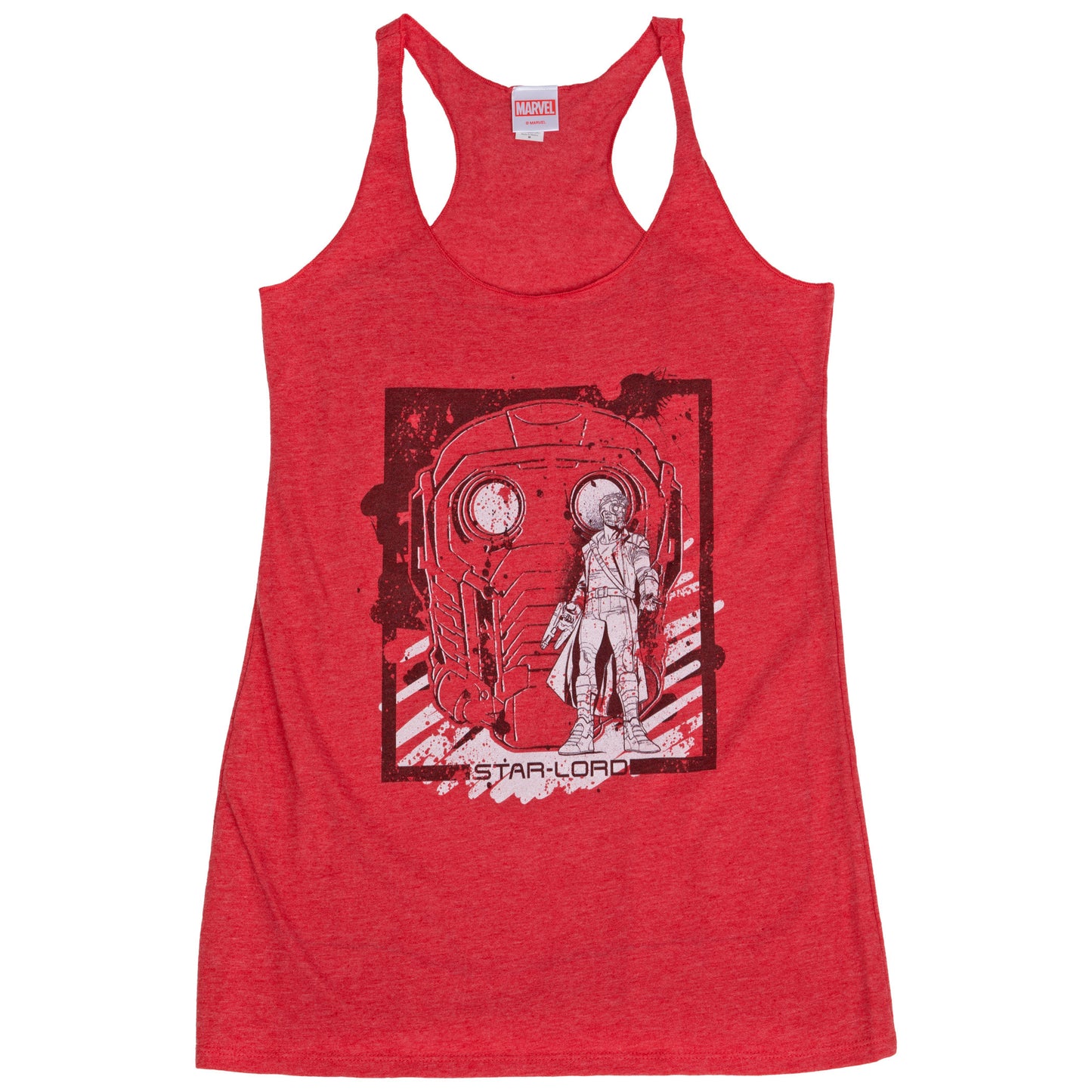 title:Guardians of the Galaxy Star-Lord Mask Women's Tank Top;color:Red