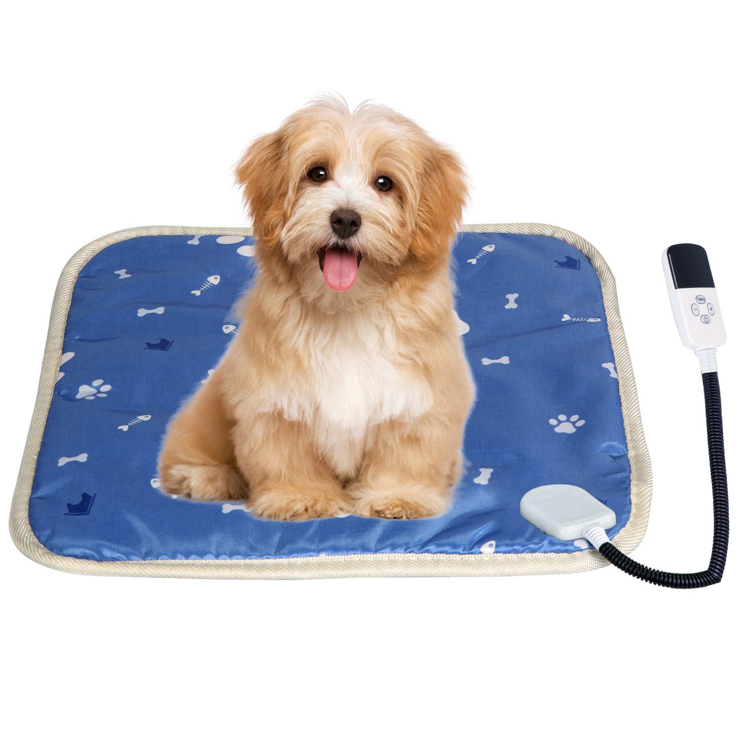 title:Fresh Fab Finds Pet Heating Pad Electric Dog Cat Heating Mat Waterproof Warming Blanket with 9 Heating Levels 4 Timer Setting Constan On Function Chewing-resistant S/;color:not applicable