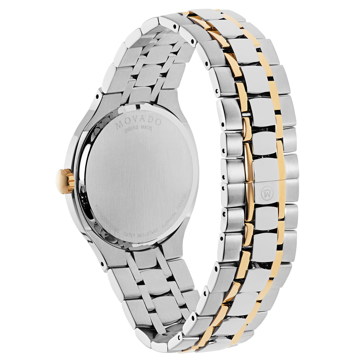 title:Movado Men's Movado Collection 39mm Quartz Watch 0606958;color:Silver and Gold